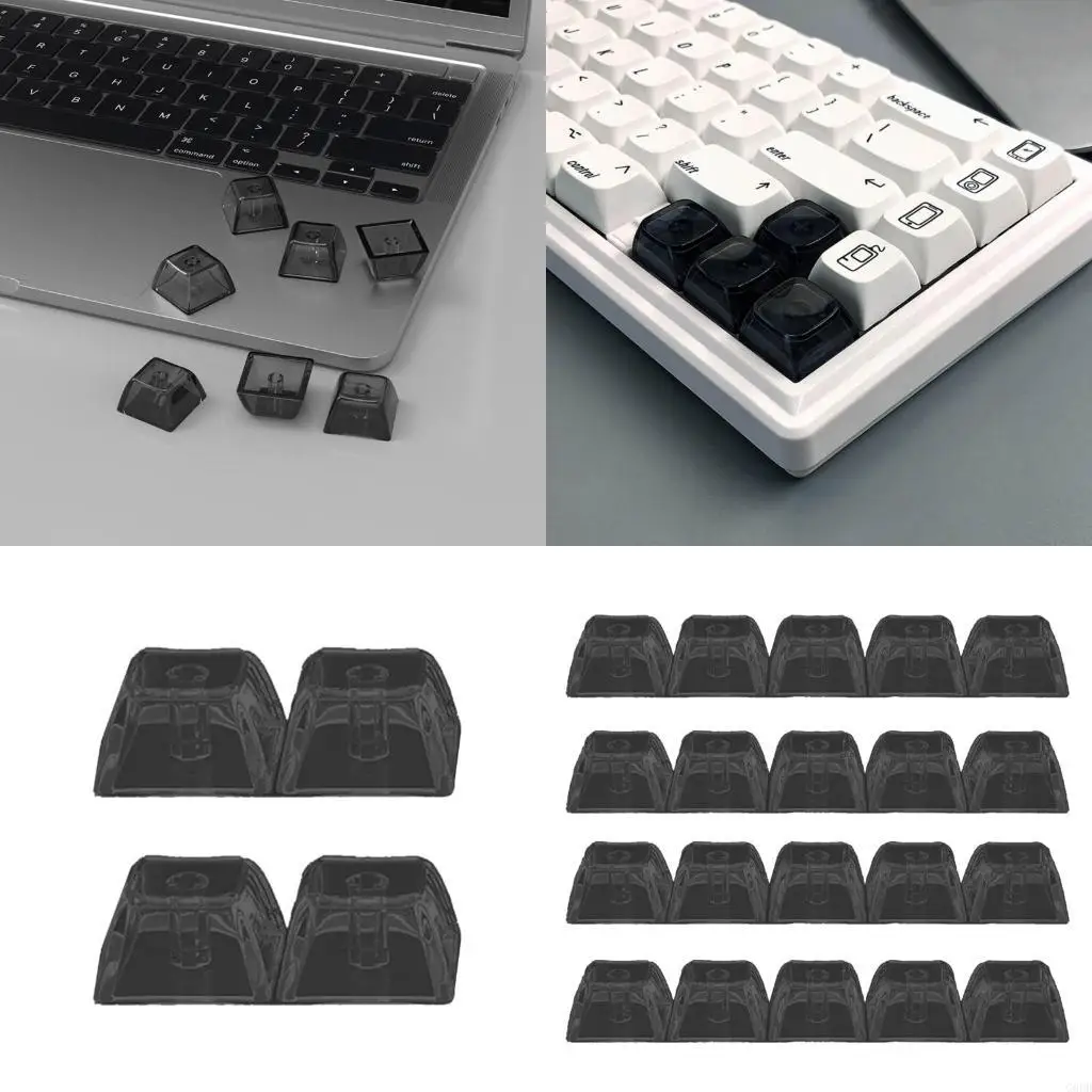G6DD 4/20Keys XDA Profile Blank Backlit Keycaps Suit for RGB Mechanical Keyboard