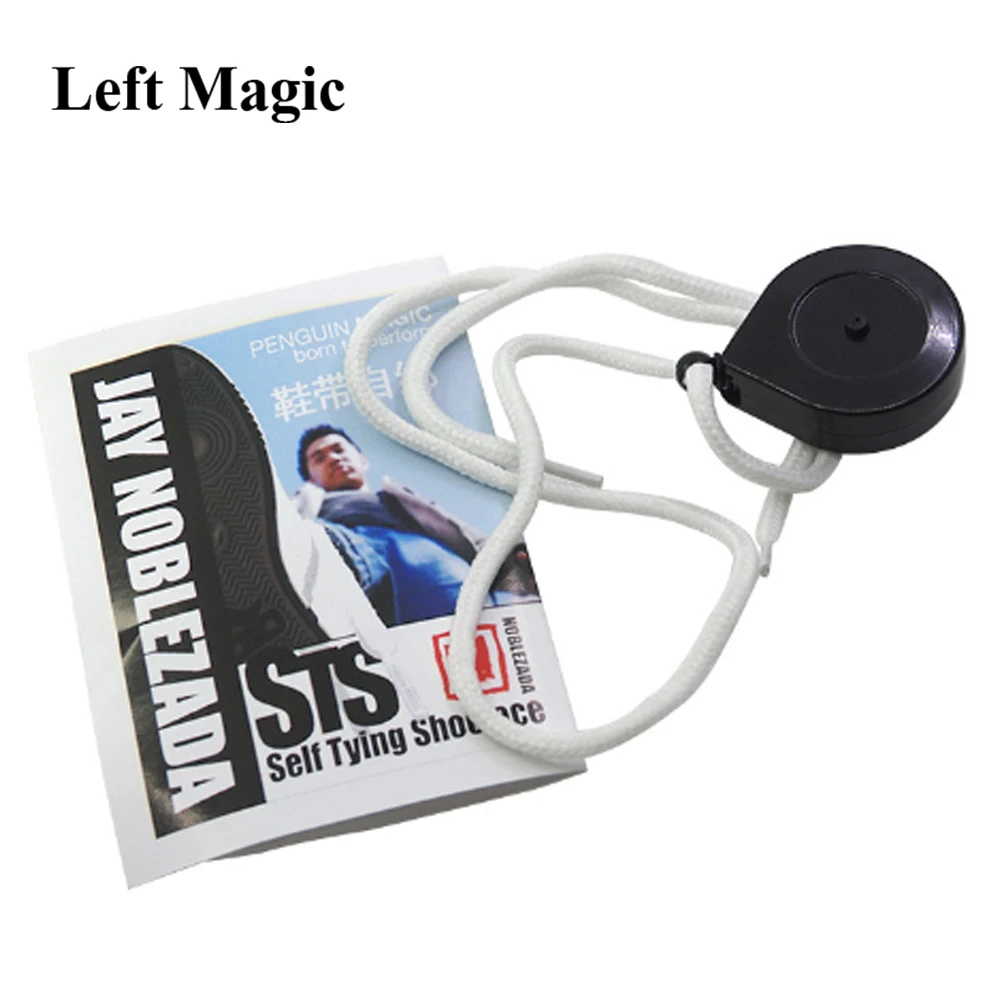 Magic Self Tying Shoelace Can Be Tied By Itself Street Magic Tricks Magican Gimmick Magic Illusion Close Up Magic Toys