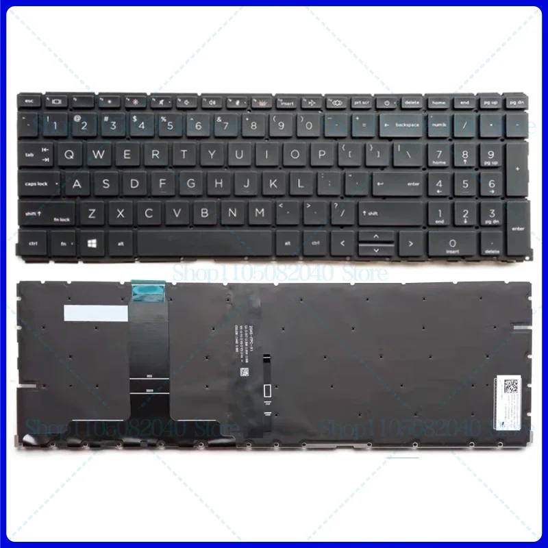 Keyboard For HP Elitebook 450 650 655 G8 G9 G10 US Backlight Used