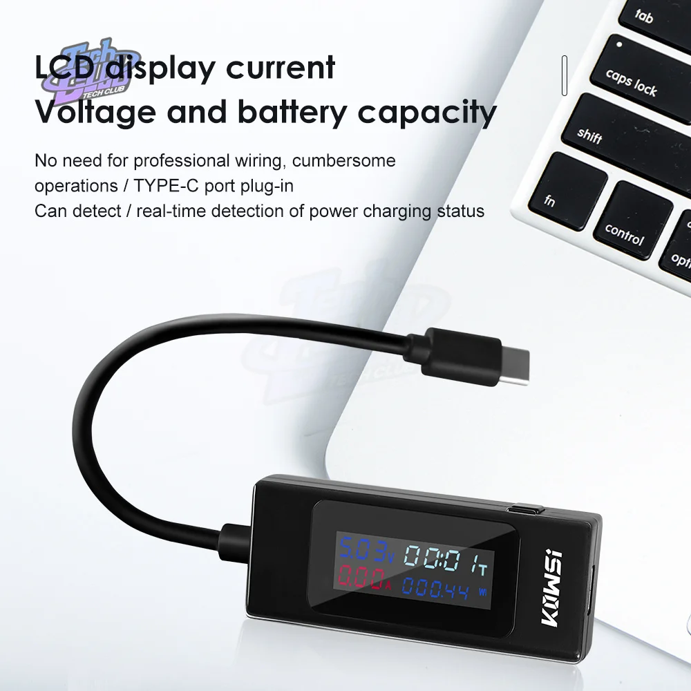 USB Voltage/Amps Charging Capacity Meter Tester Multimeter Test Speed of Chargers Cables Capacity of Mobile Phone Battery