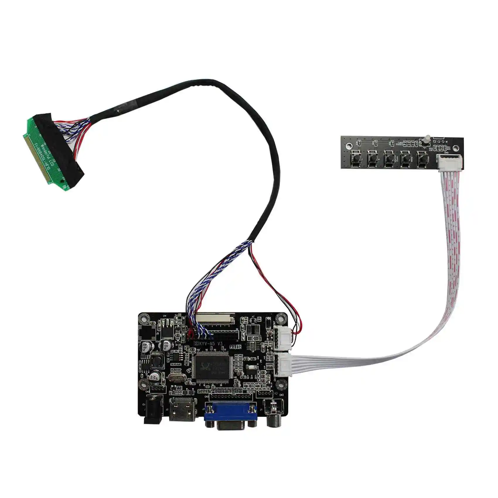 HD-MI VGA AV LCD Controller Board Compatible Work With LTN121AT09 40pin 1280x800 LCD Screen