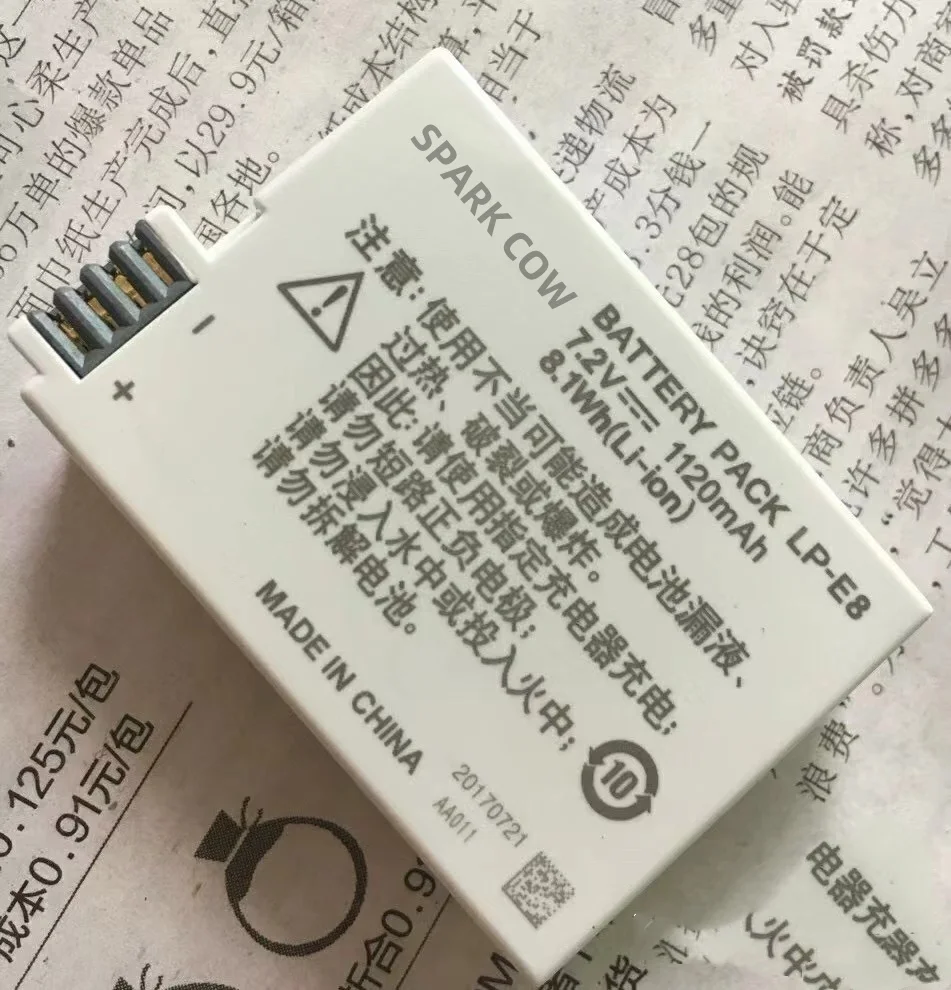 Original LP-E8 LPE8 E8 Camera Battery For Canon 550D 600D 650D 700D Kiss X4 X5 X6i X7i Rebel T2i T3i T4i LP-E8C Battery Charger
