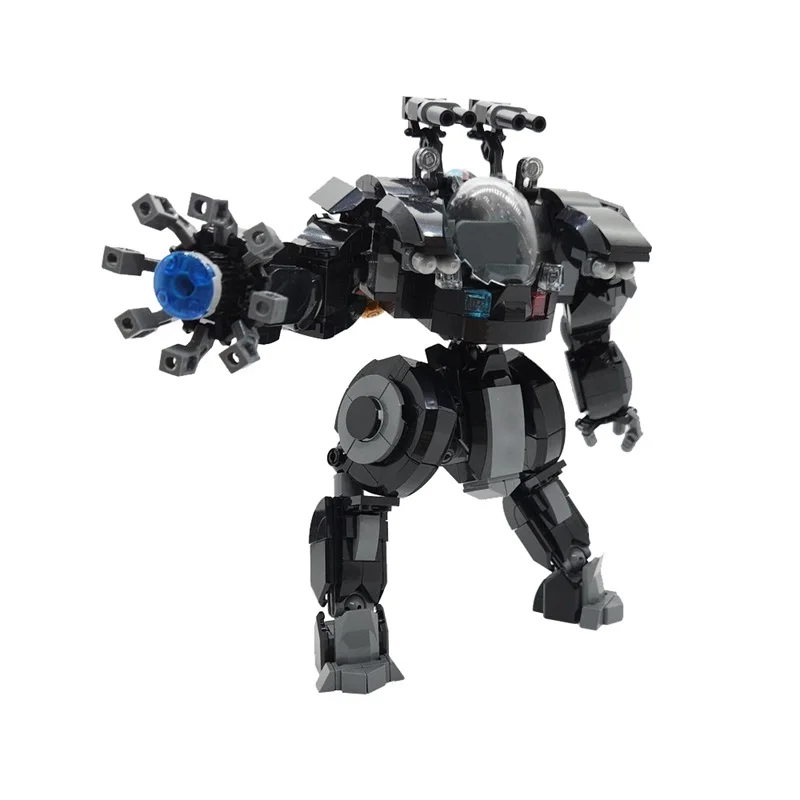 MOC-186265 X-17 Riot Control Mech Suit Model Building Blocks High-Tech Military Combat Action Robot Assembly Brick Toy Kid Gift