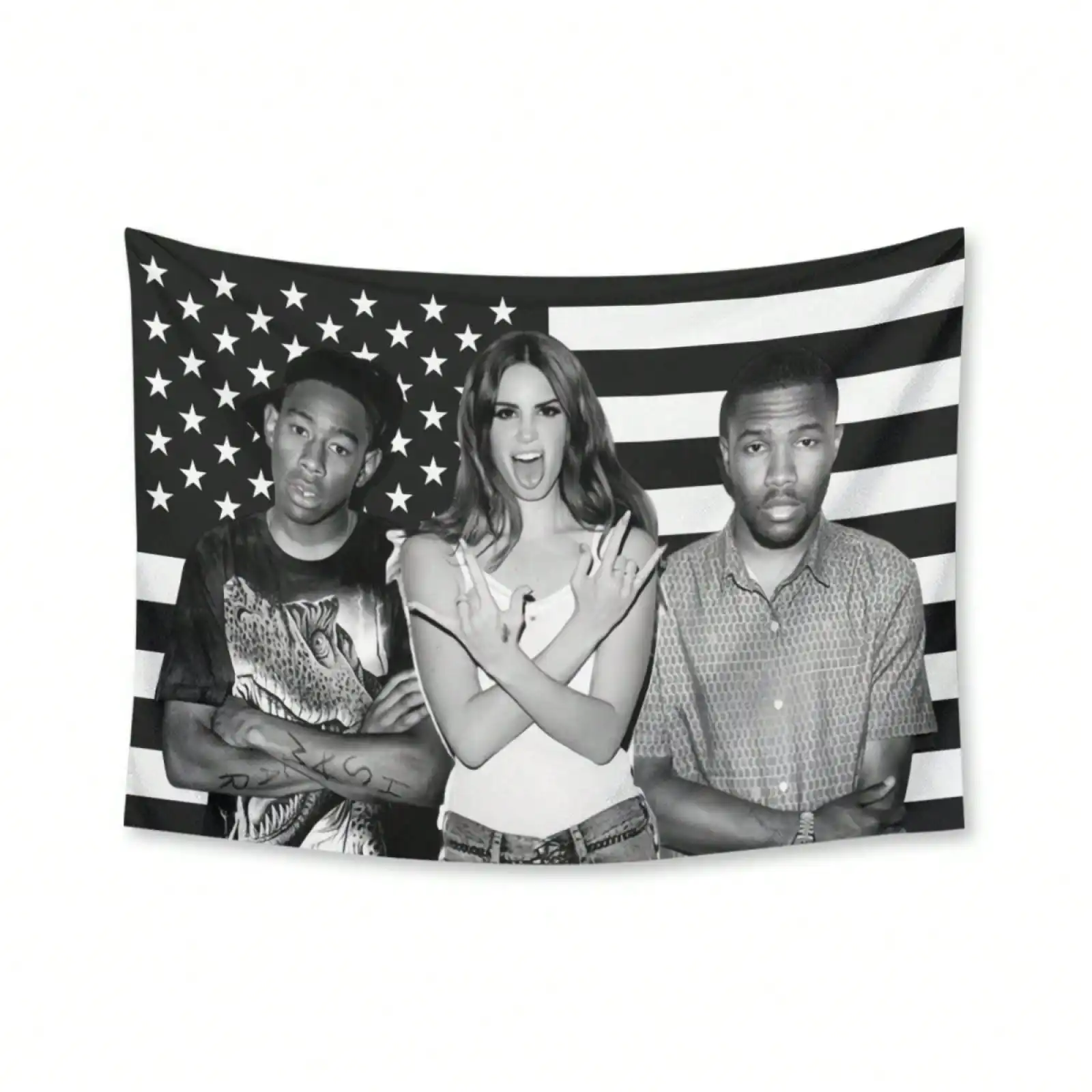 Frank Flag Ocean Outdoor Decors Lana Tapestry Del Rey Funny Flags for Bedrooms Flaga Home Decor Items Decoration Garage Custom