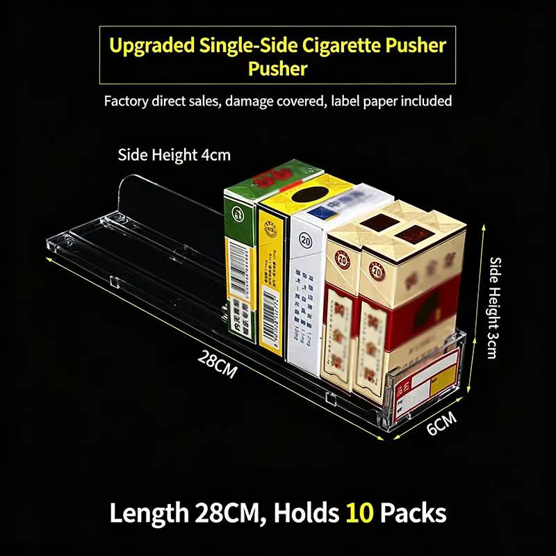 Automatic Pusher Organizer Self-Propelled Storage System with Compartments Adjustable for Pantry Soda Can Drink Dispensing Use