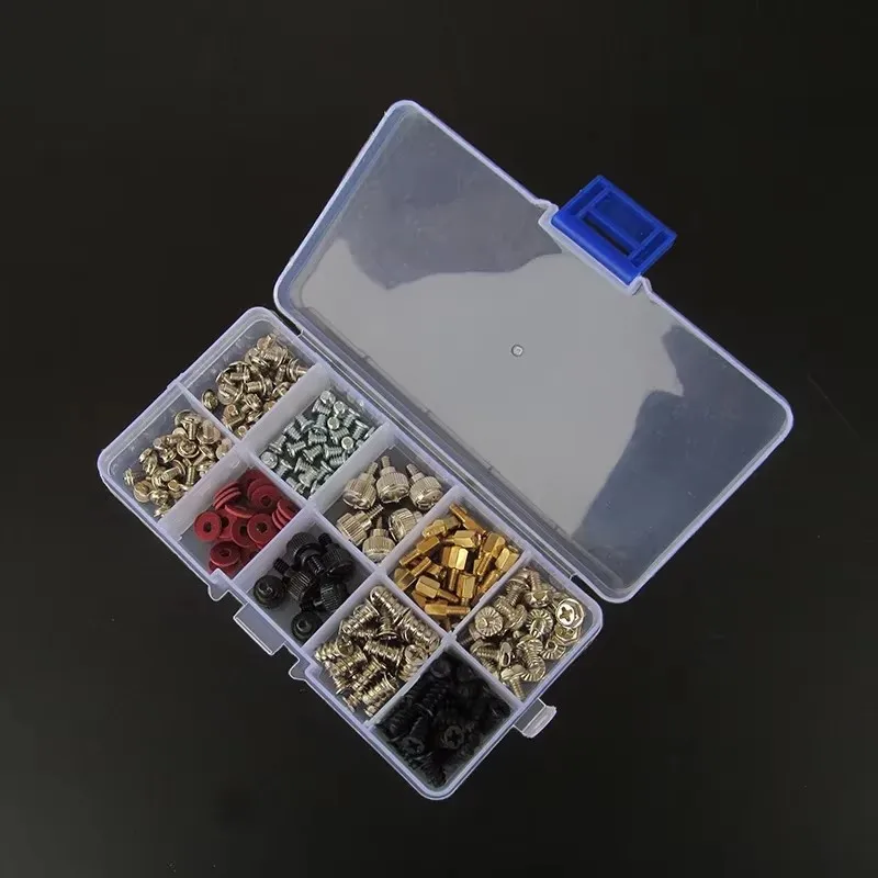 228PCS Accessories DIY For Motherboard Mounting Hardware Screws Repair Tool Hard Disk Computer For PC With Case Set