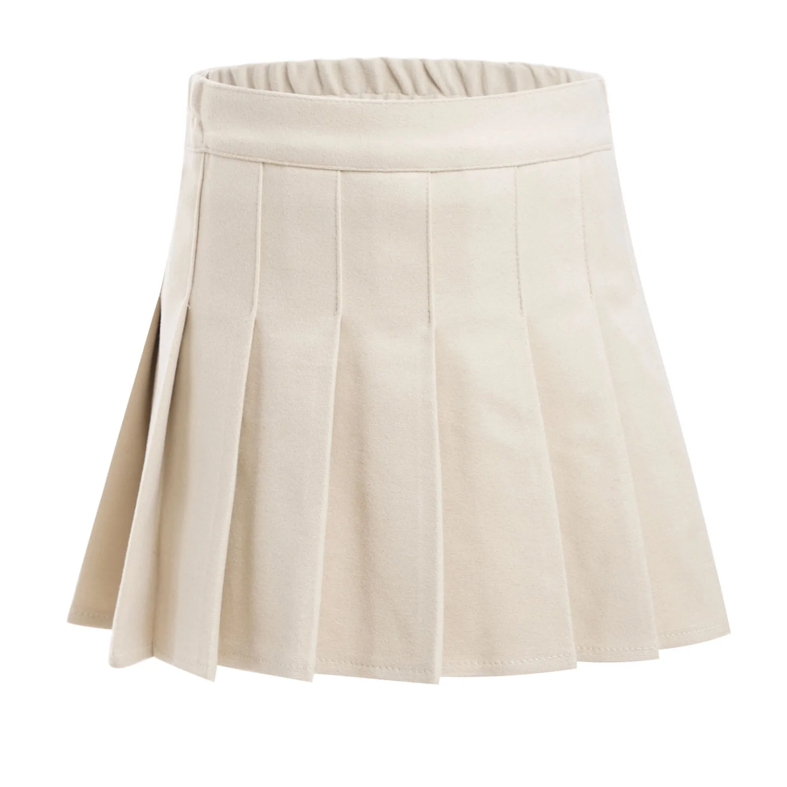 

Girls High Waist Solid Pleated Mini Skirt for 4-16Y Girl Summer Korean Preppy Style Fashion Dance Skirts Student A-line Skirts