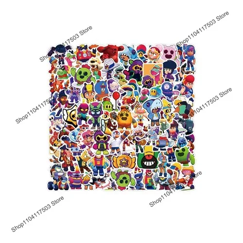 Classic Toys Kawaii Stickers Motorcycle Skateboard Laptop Decimal Sticker Waterproof Classic Toy Leon Spike Nita Stickers Toy