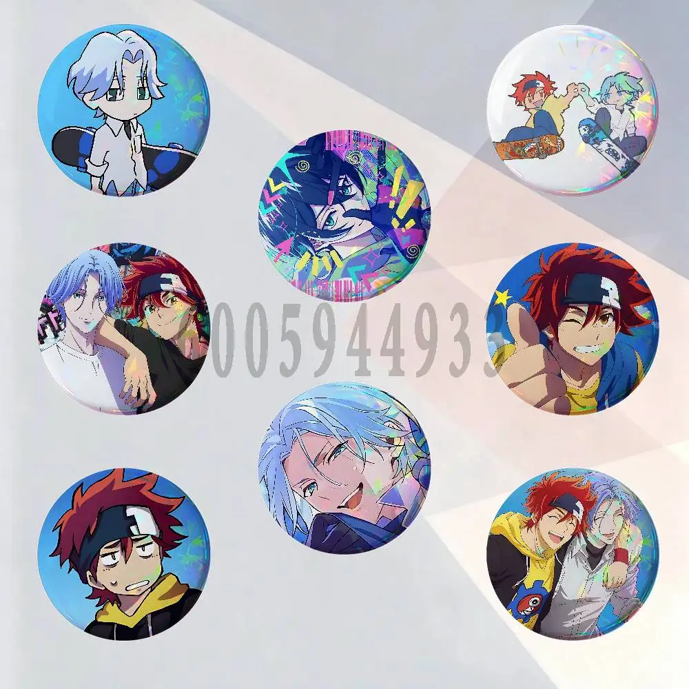 SK8 the Infinity-y Custom Badges 75mm 44mm 25mm 32mm 58mm Hat Backpack Accessories Toys Collect Gifts Large
