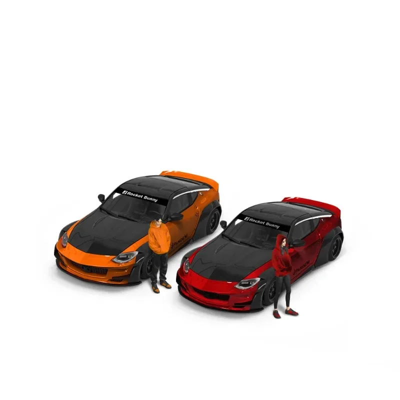 

Metal red black and orange black coating simulation alloy car mold