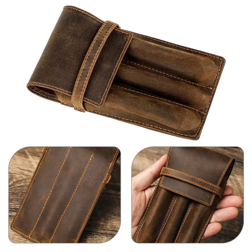 

1pc Pen Sleeve Portable Pen Pouch Bag For Fountain Ballpoint Pens Gift Storage Sleeve Holder Protective Cover