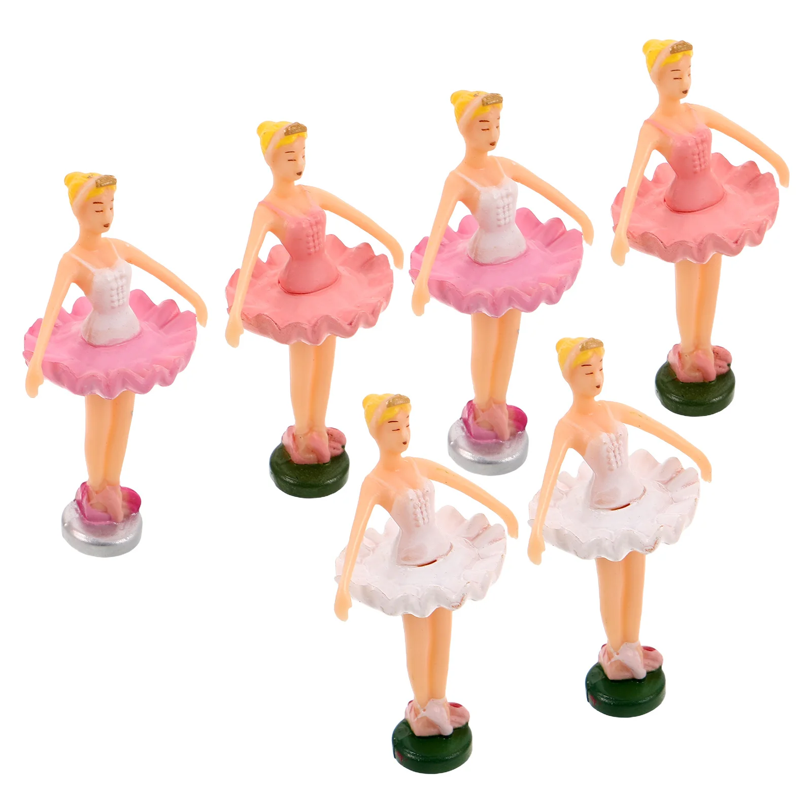 

6Pcs Ballet Dancer Music Box Figurines Auto-Rotating Centerpiece Princess Ballerina Party Decoration Musical Box Figurines