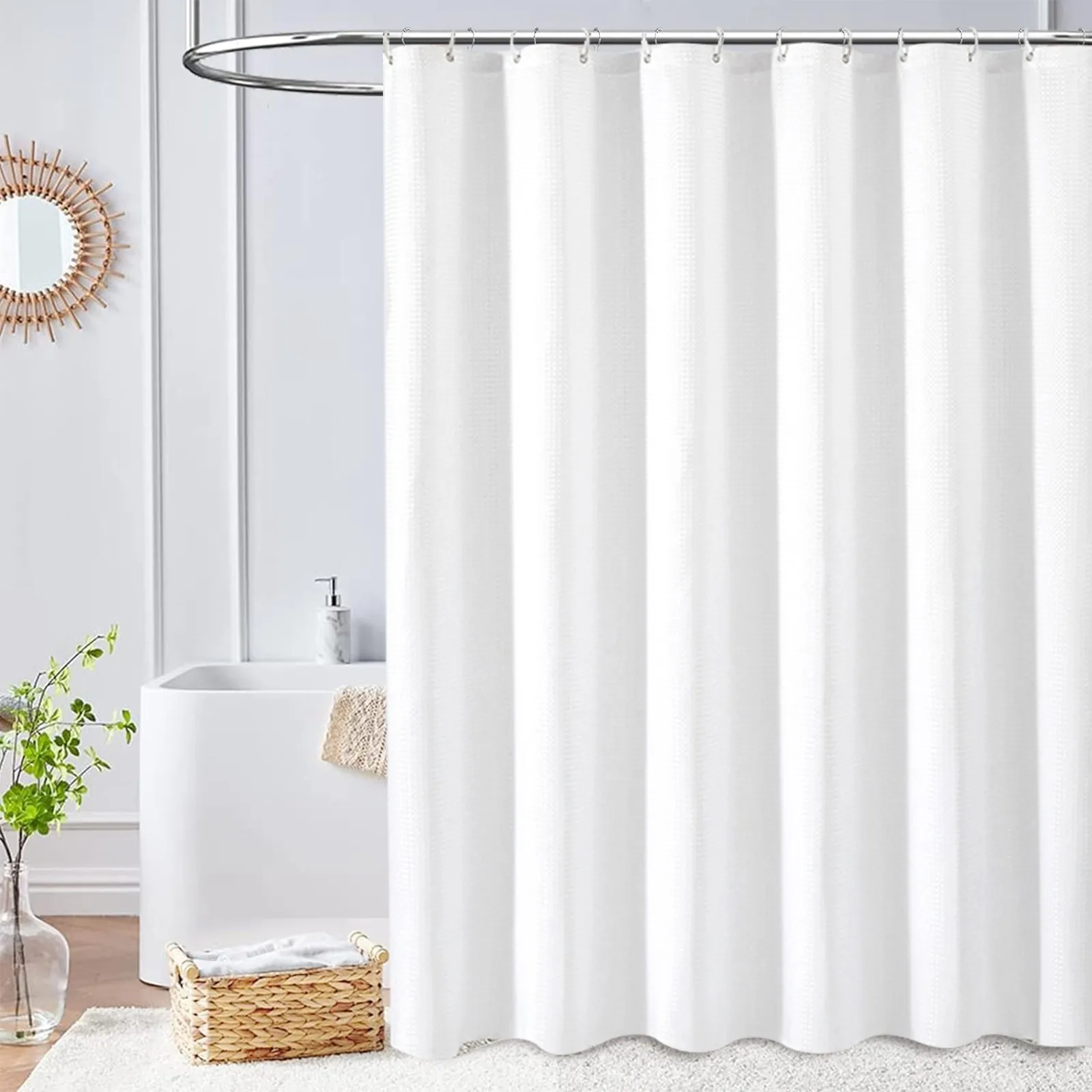 Plain And Proof Polyester Shower Curtain Bathroom Bathroom Punch Shower Curtain Fabric 36 W Silk Curtains