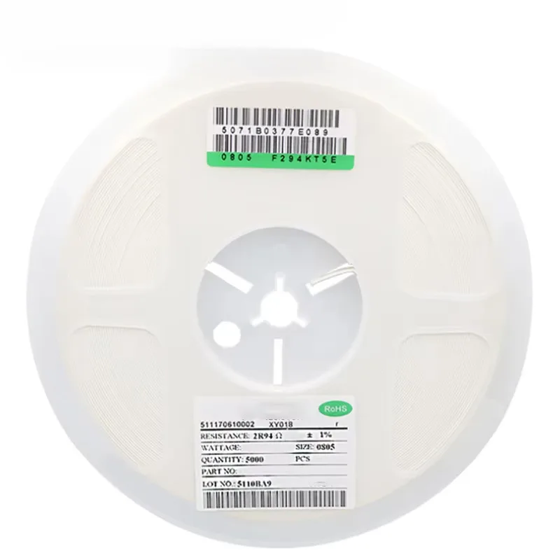 100 قطعة 0805 5% SMD 1/8W 0R ~ 10M رقاقة المقاوم 10R 100R 220R 330R 470R 1K 4.7K 10K 47K 100K 0 10 100 330 470 أوم