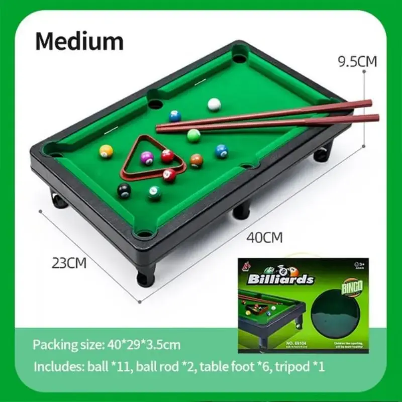 Desktop Pool Table Children\'s Pool Table Home Mini Snooker Parent-Child Interactive American Billiard Toy