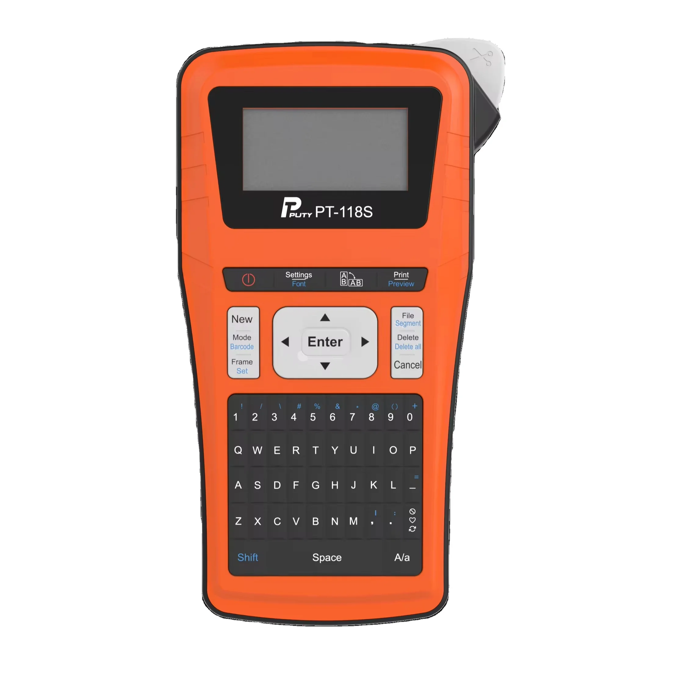 

Manufacturer's Portable Small Thermal Printer Machine PT-118S Handy Barcode Garment Price Tag Receipt Label In Stock