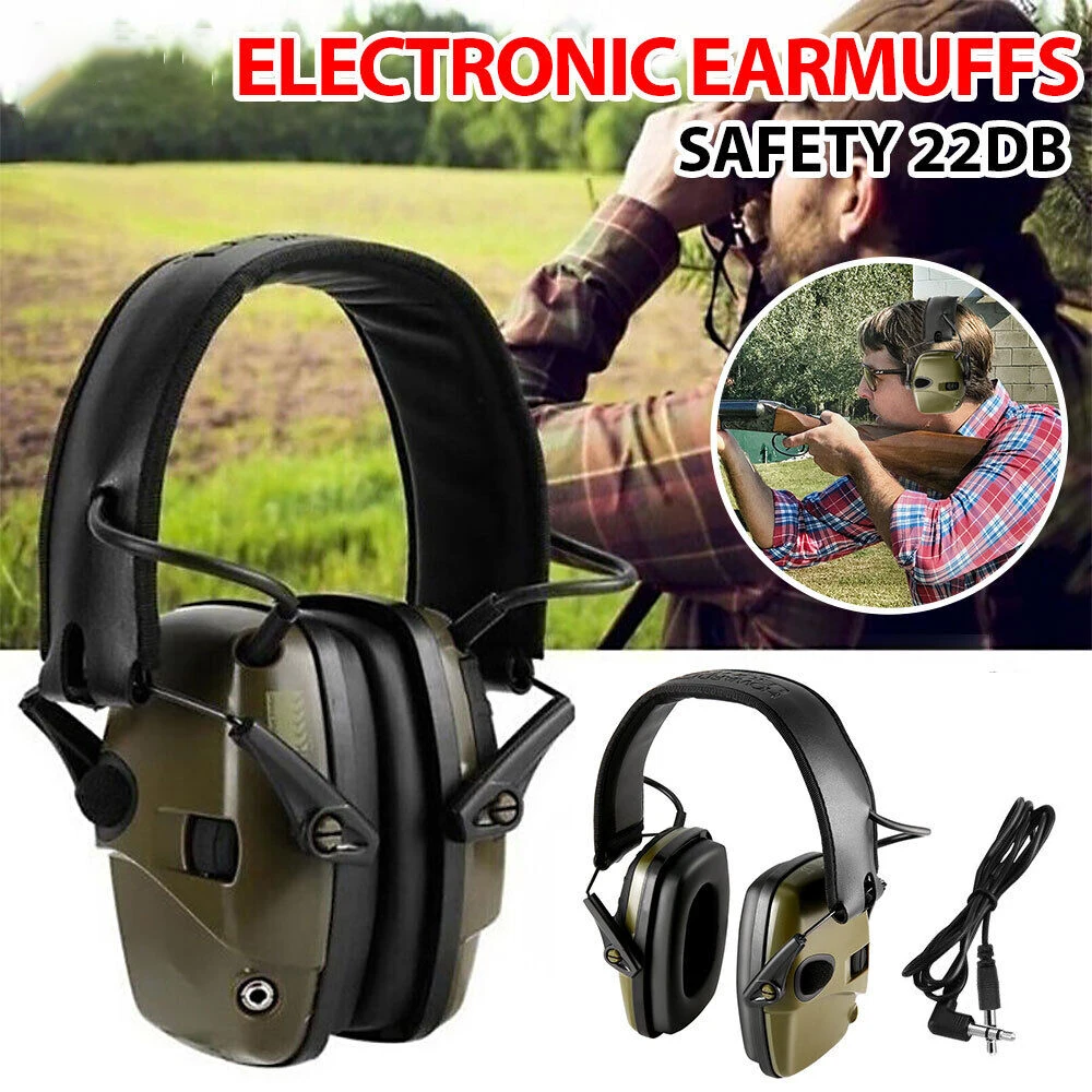 

Electronic Earmuffs Ear Muffs Defender Sport Shooting Protection Nosie Reduction Ear Muffs Electronic