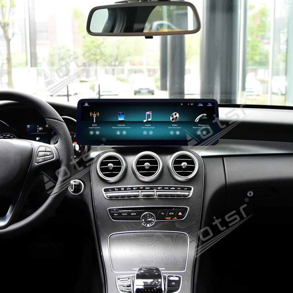 14.9 Inch Linux Android Auto Carplay For Mercedes-Benz C-Class V-Class X-Class GLC 2015~2018 Multimedia GPS Car Radio Head Unit
