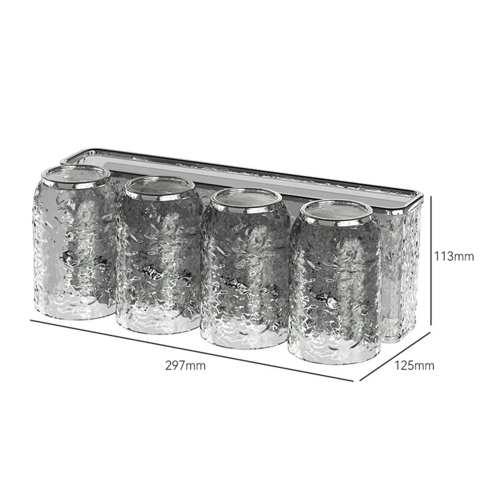 Toothbrush Holder, Wall Mount with Rinse Cup, Simple Toothbrush Holder,