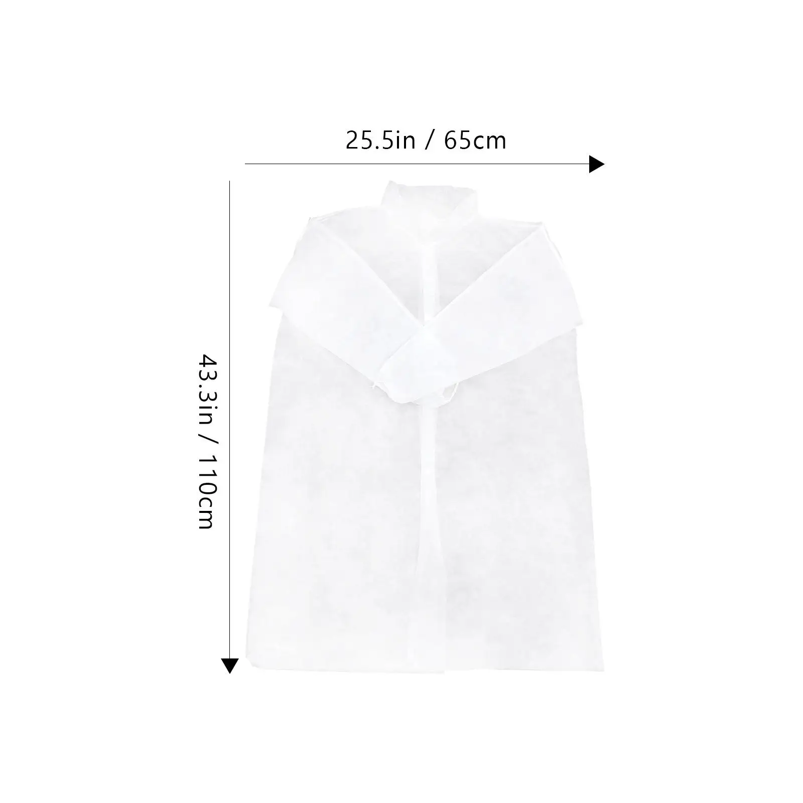 10 pezzi cappotto monouso tuta sperimentale bianco laboratorio scienza abiti da lavoro camice da laboratorio cappotti di chimica cappotti da laboratorio unisex per laboratorio