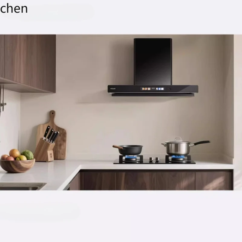 

HXL range hood large suction household kitchen top suction variable frequency range hood