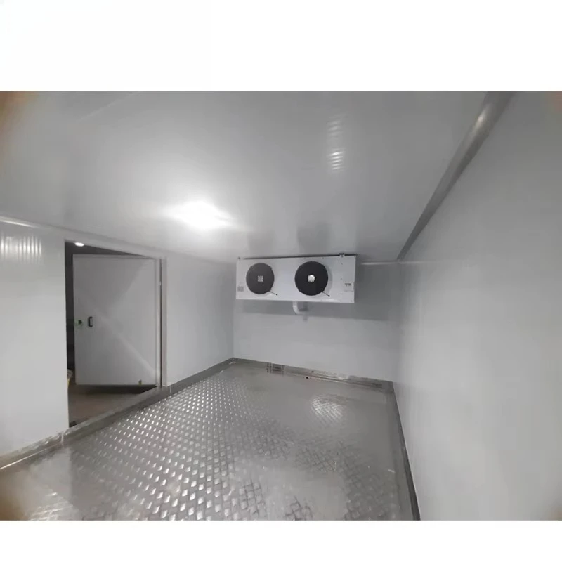 Customized Walk In Chiller Cold Storage Chamber With Remote Control Monitoring For Chicken Beef Seafood