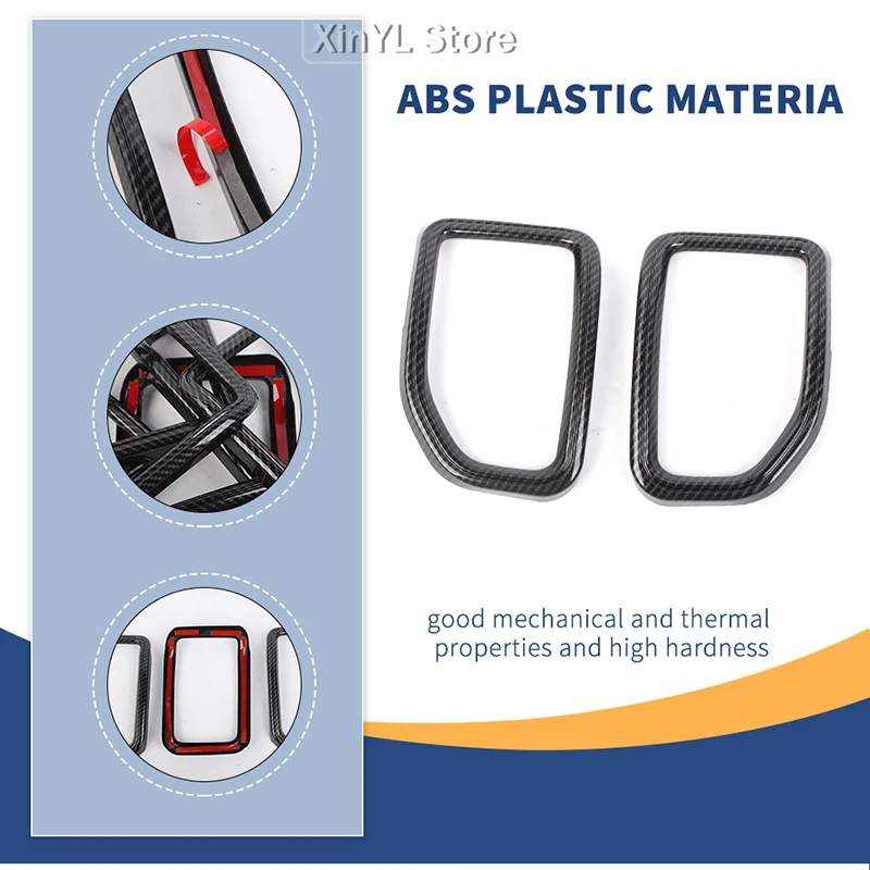 Picture 6: 7x Car Grille Inserts Front Grill Cover Ring Frame Trims Kit For Jeep Compass 2021 Up ABS Exterior Accessories