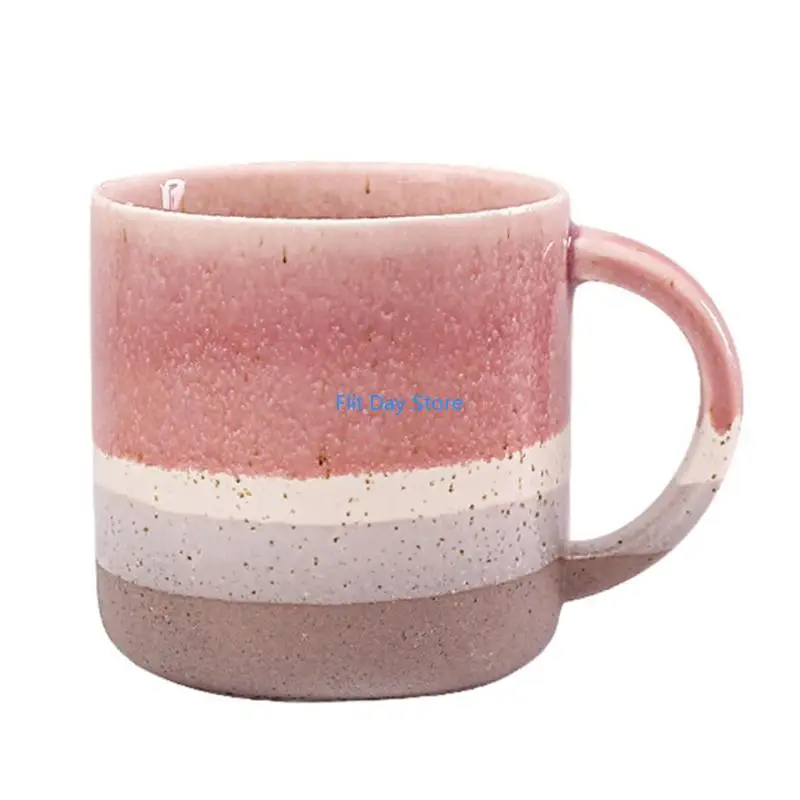 F92C Personalised Ceramic Coffee Mug Gradient Color Drinking Cup Dishwasher Safe Drinkware for Special Gift