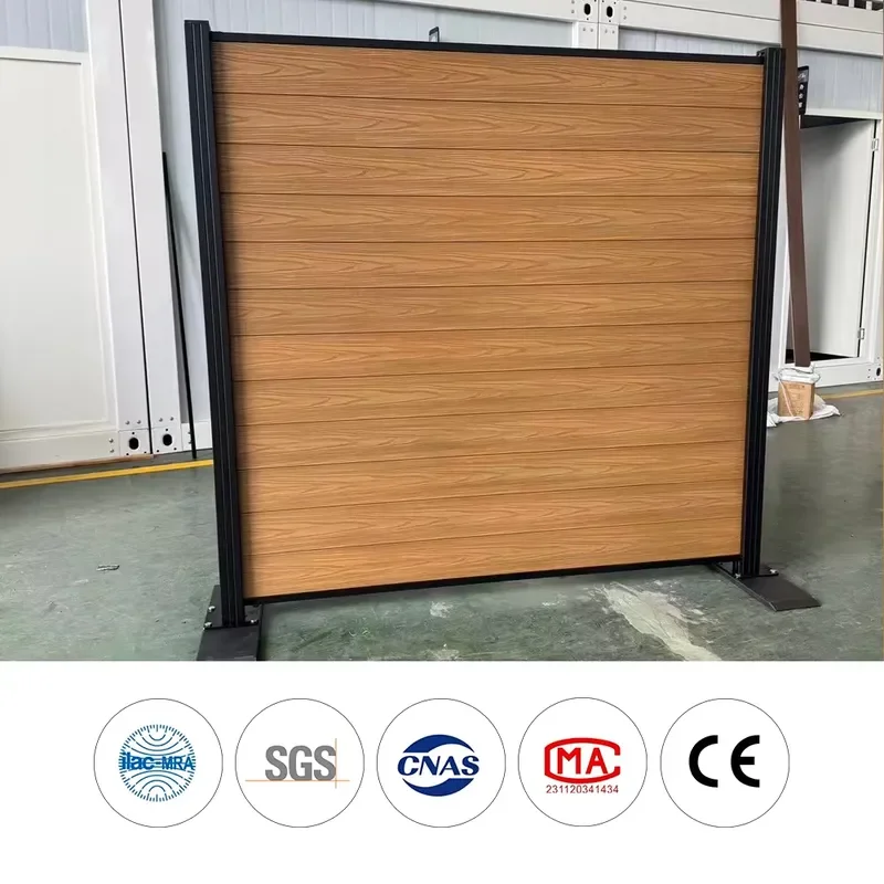 Privacy Premium European Courtyard Fence Kit Waterproof Fireproof Moisture-Proof Fence Panel Outdoor Commercial Entertainment