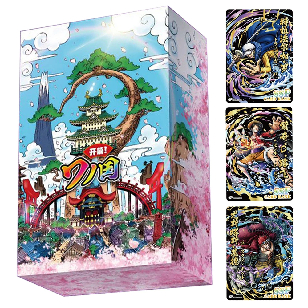 Genuine ONE PIECE Card For Children Trafalgar·Law Sakazuki Kprusoian Fantasy Youth Anime Limited Game Collection Card Table Toys