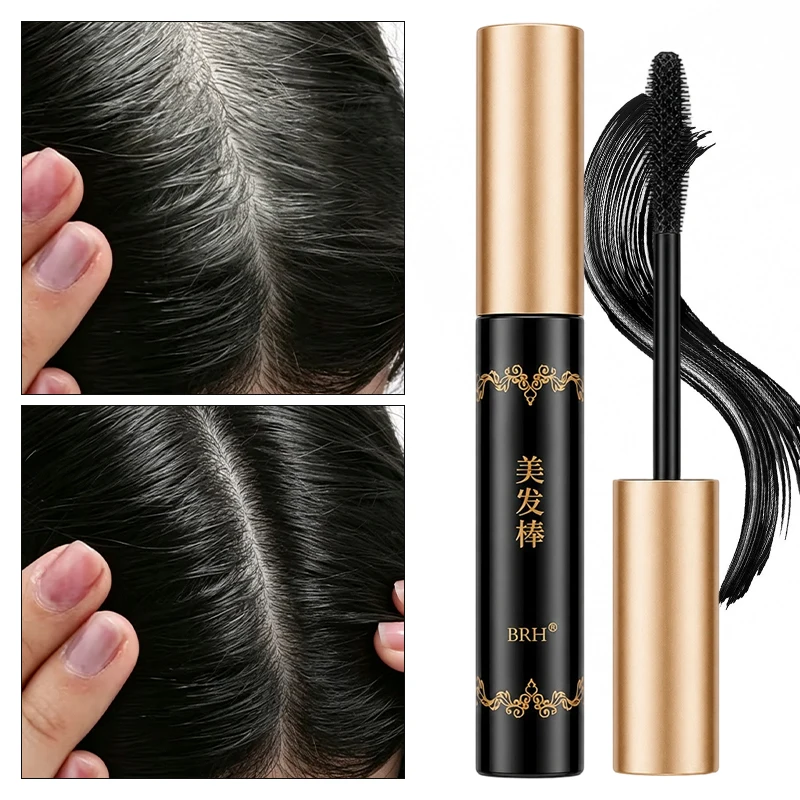 3-Color Quick Touch-Up Hair Stick, Temporary Color Stick, Portable Temporary Quick Cover Hair Pencil, Disposable Hair Dye Comb