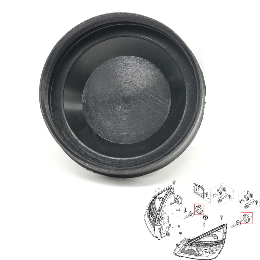 Headlamp Back Bulb Seal Cap Dustproof Headlight Dust Cover For Renault Clio Espace MK3 Megane Laguna Grand Modus Grand Scenic