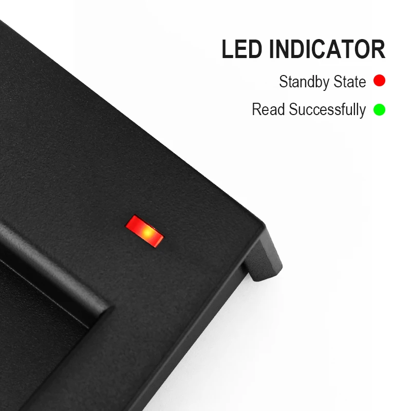 Contactless Desktop RFID Card Dual-frequency Reader 125KHz 13.56MHz for IC Card Recognition, ID & IC Access Control Controller