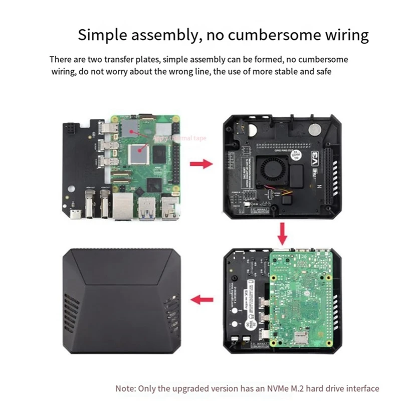 ข้อเสนอยอดนิยม PI5-CASE-ARGON-ONE-M.2 เคส Active Cooler ในตัวสําหรับ Raspberry Pi5