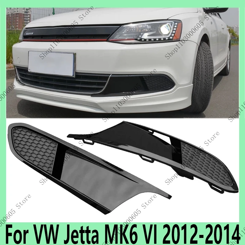 

Modified Fog Light Frame For VW Jetta MK6 VI 2012 2013 2014 Car Exterior Front Honeycomb Grille Decorative Light Frame