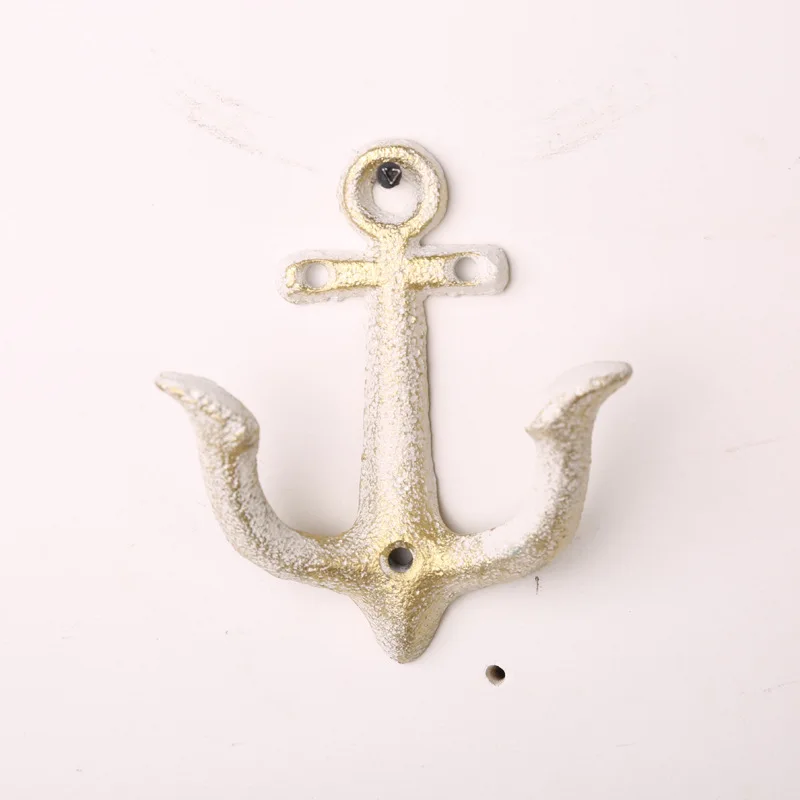 Mediterranean Vintage Anchor Hook Creative Home Decor Wall Hanging for Living Room Door Shop