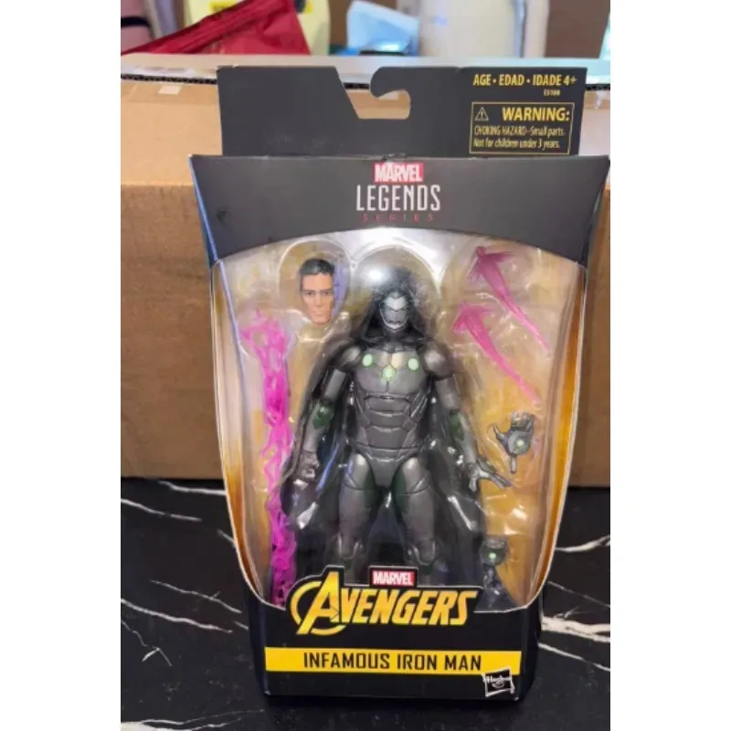 

【In Stock】Hasbro Original Marvel Legends Series INFAMOUS IRON MAN Anime Figure Toy Collection Model