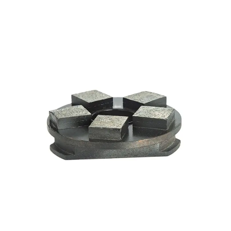 4 Inch Diamond Segmented Bond Floor Polishing Pad For Stone Grinding Concrete Grinding Pad With Segments Highly Effective