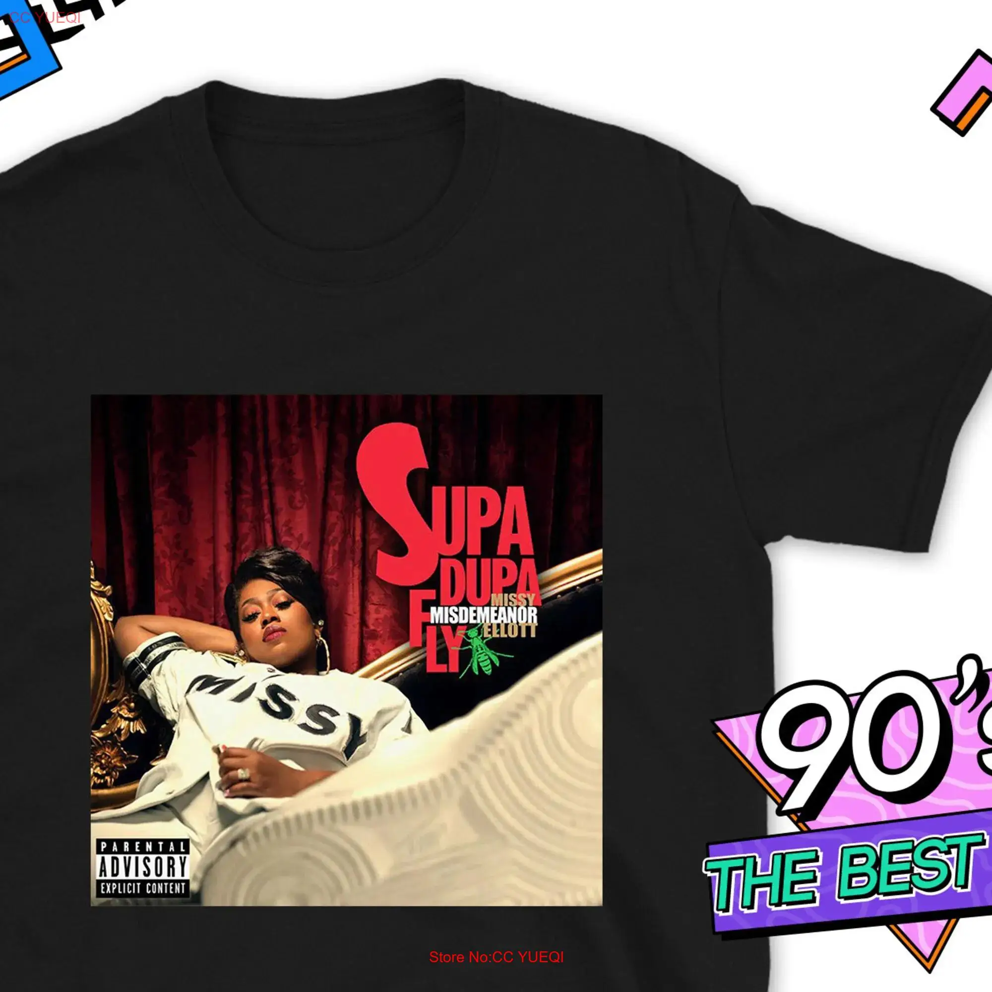 SUPA DUPA FLY T Shirt Missy Elliot Hip Hop Funk R B Rap Music Lover 80s 90s 00s Us American Cover Album Rare Original Men Woman