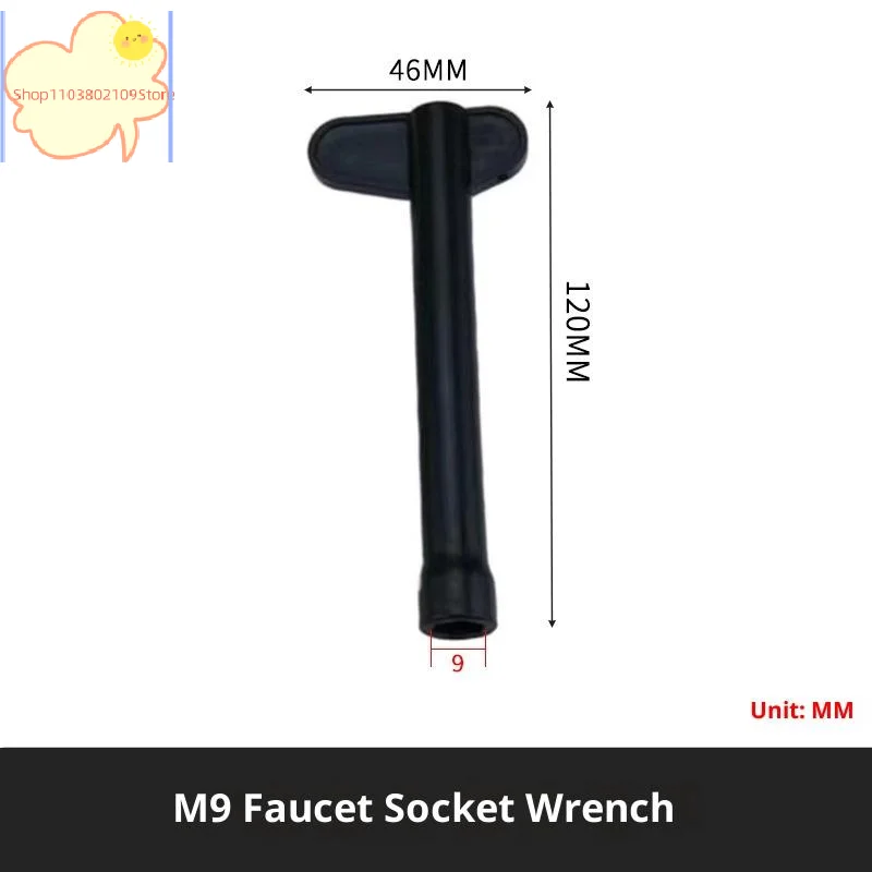 Plumbing Key 9/10/11/12mm Tap Wrench Flume Wrench Sink Faucet Socket Wrench Plumbing Tools Wrench Multifunctional Plumbing Tool