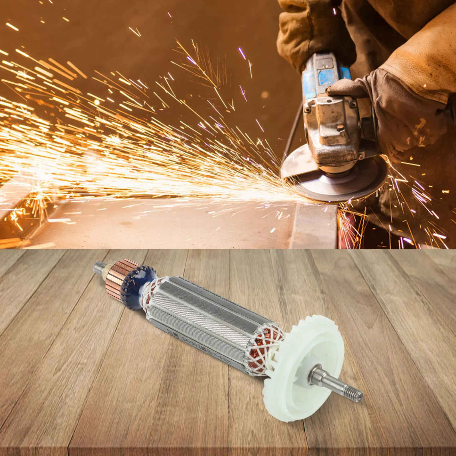 

Grinders Armature Rotor Anchor 220V Anchor Armature Rotor For BOSCH For GWS7-100 For GWS7-125 Workshop Equipment