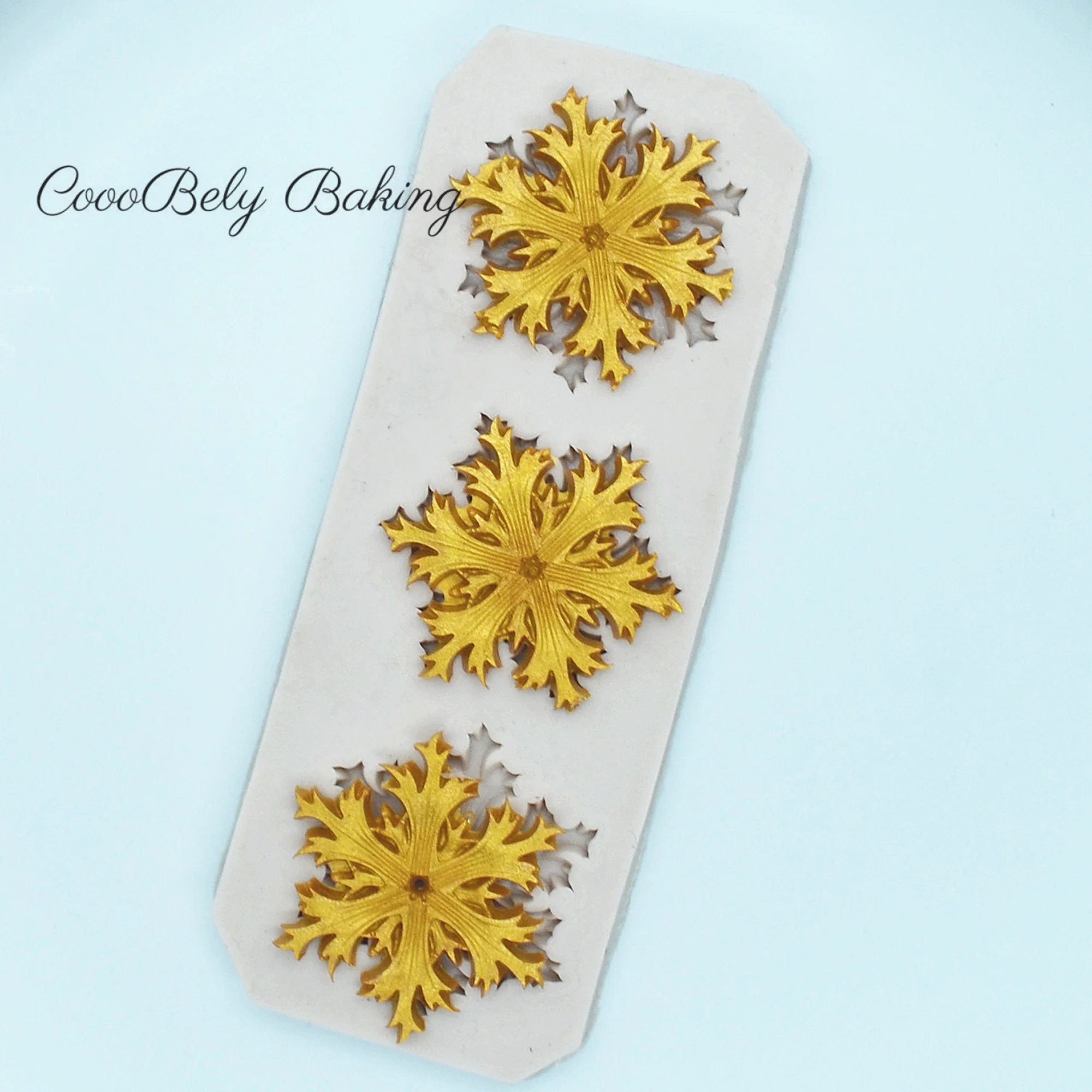 DIY Christmas Snowflake  Silicone Molds Santa Claus Fondant Cake Decorating Tools Flowers Sugarcraft Chocolate Clay Candy  Molds