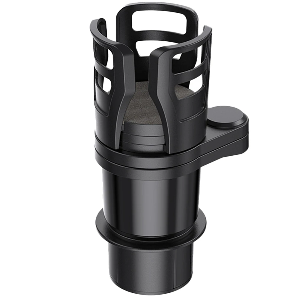 

Car Cup Holder Expander ABS Plastic Large Black Universal Multifunction Vehicle Drink Holder Storage Box CupDrinkHolder
