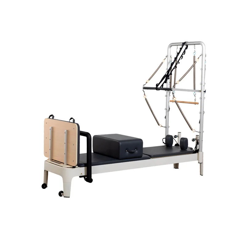 Full-track aluminum alloy small white bed, commercial fitness , semi-elevated three-in-one aluminum alloy small white bed