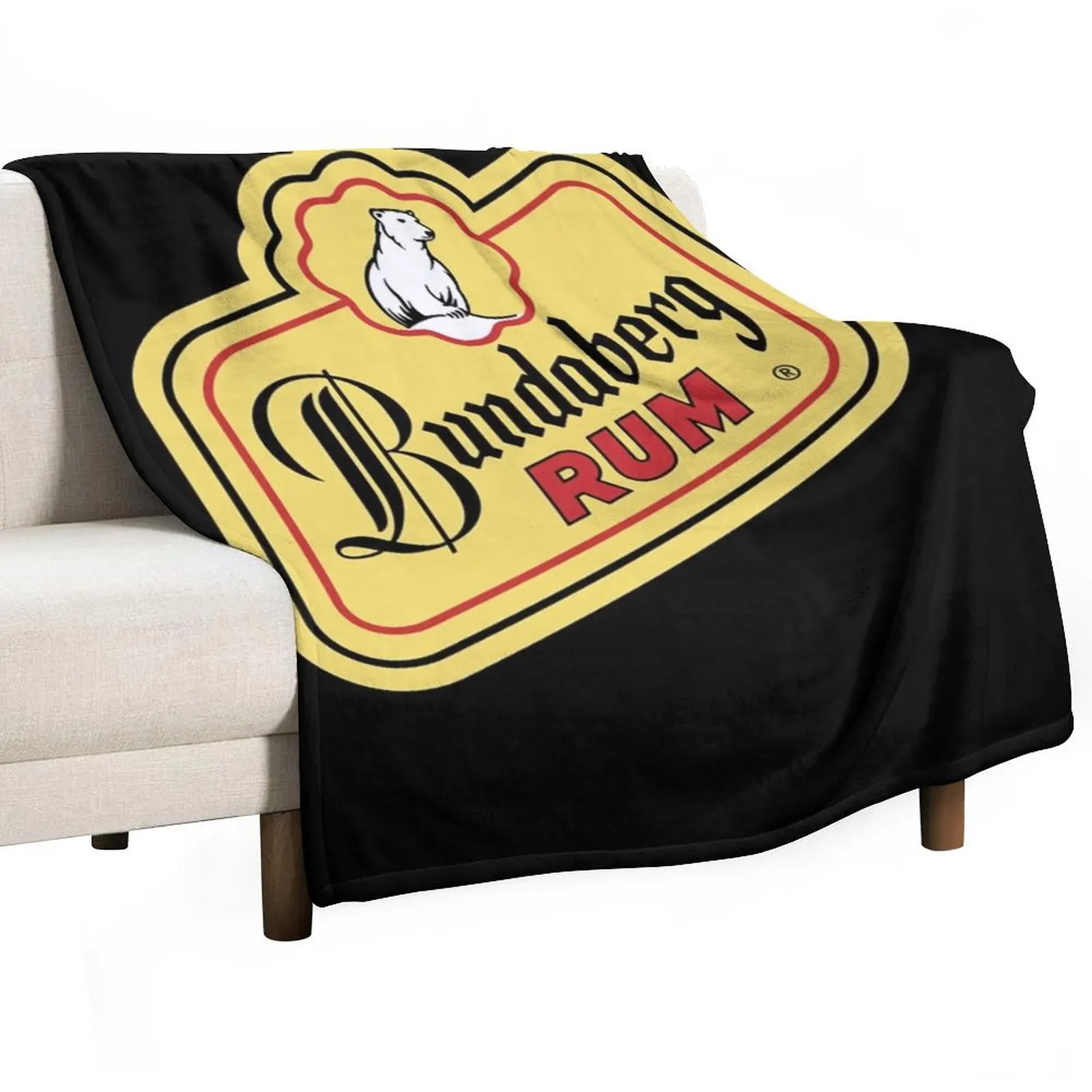 BEST SELLER bundaberg rum logo Merchandise Throw Blanket Decorative Sofa Vintage for sofa Picnic Tourist Travel Blankets