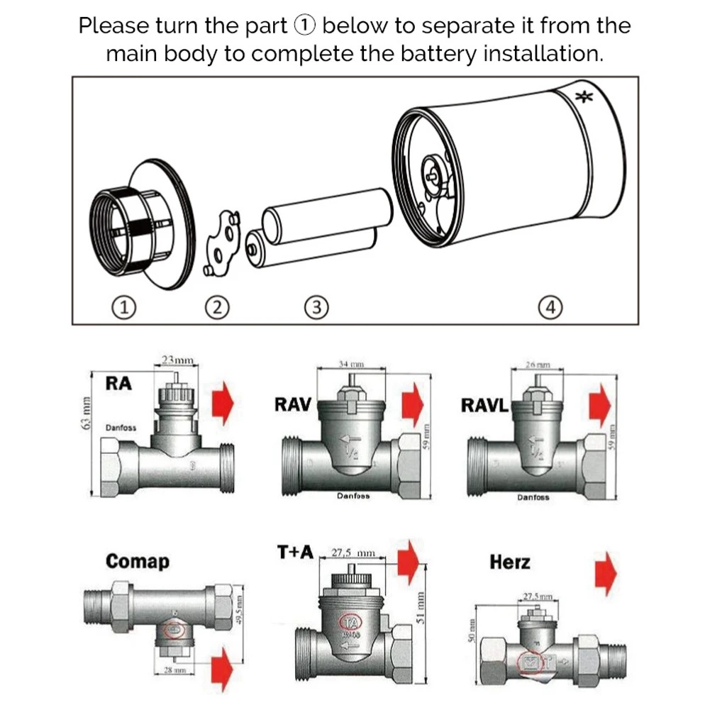

Подходит для программируемого термостата MOES TRV, температура нагревателя, умный привод радиатора, клапан Zigbee 3,0 Tuya Alexa, голосовое управление