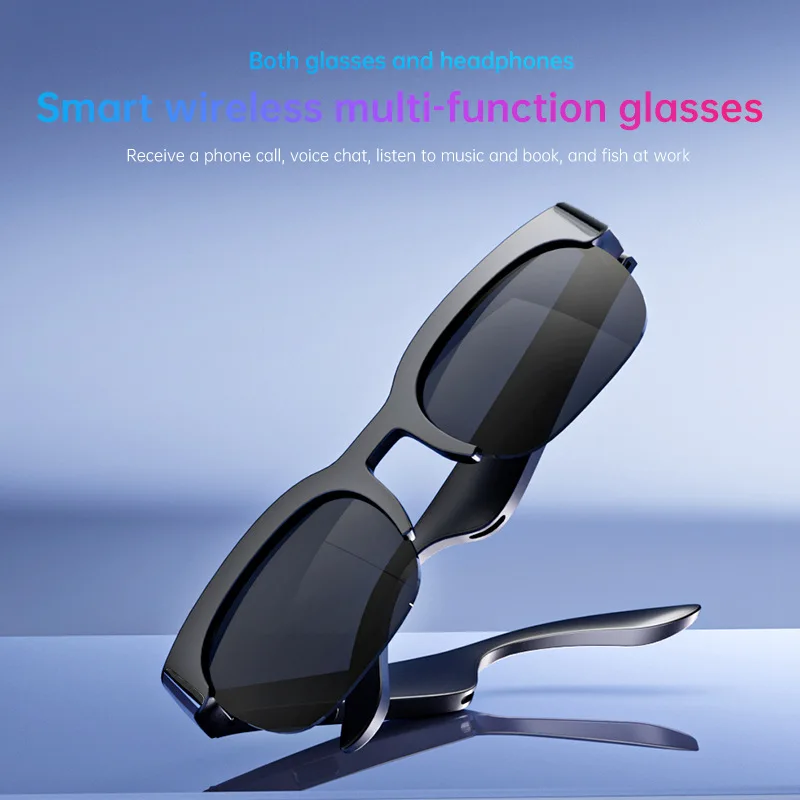 Smart Motorcycle Sunglasses AI Translation Bluetooth Conversation Listening To Music AI Glasses for Men Women