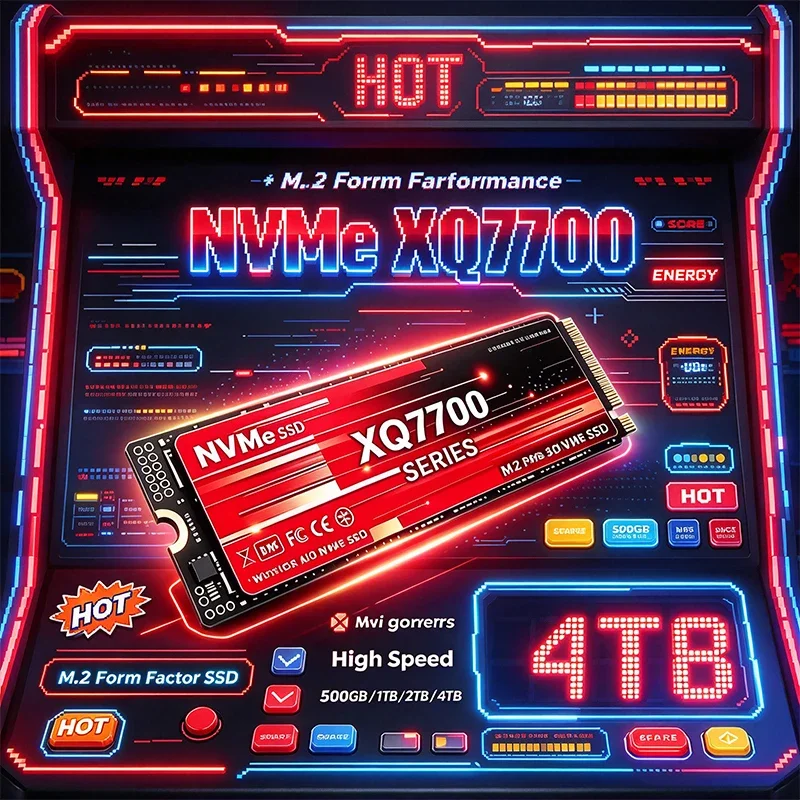 QX7700 M.2 SSD NVMe 1TB Ultra-high-speed NAND Internal Hard Drive for Ultrabooks, Tablet Computers, PC Laptop Storage Upgrade