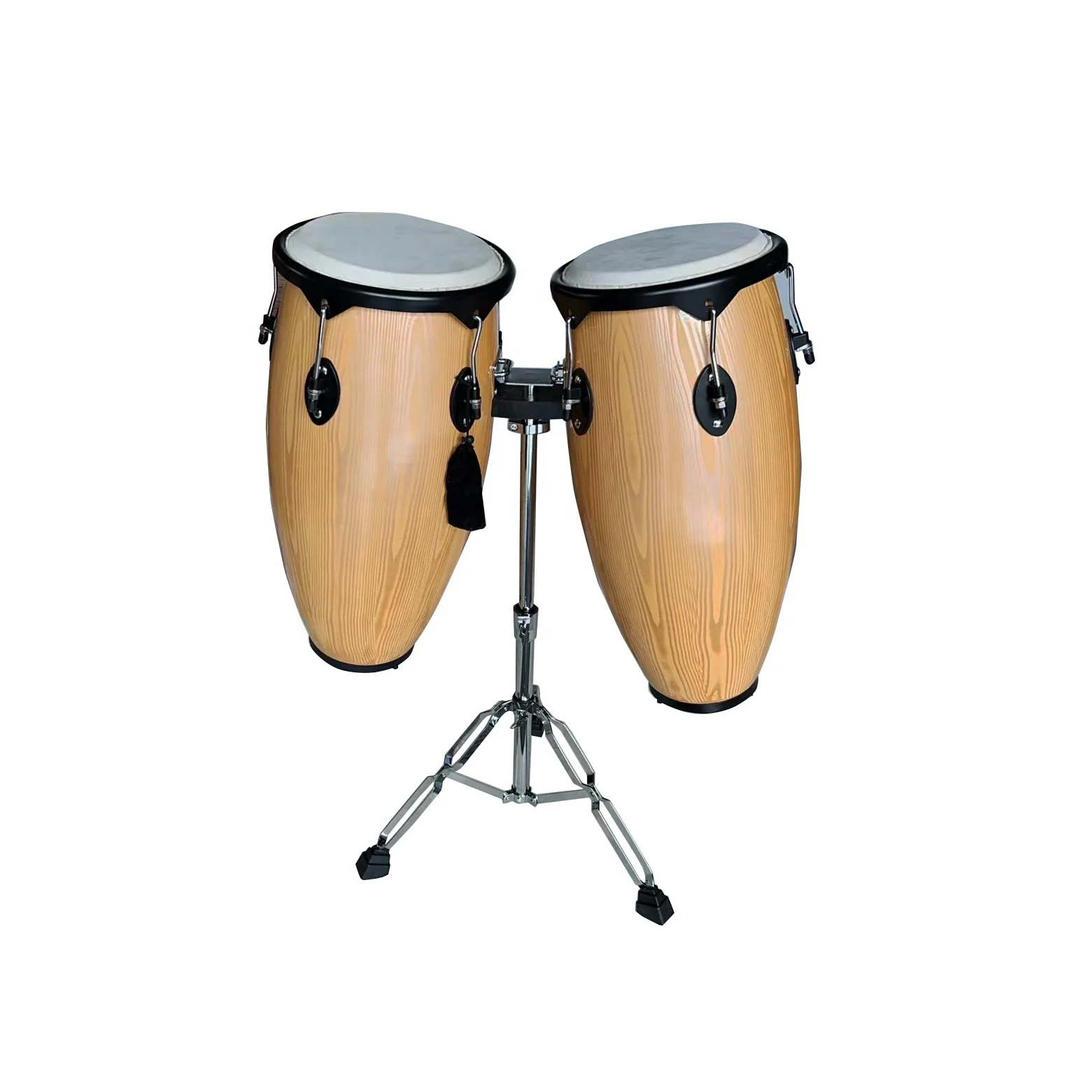 

Cong Set Professional Acoustic Drum Set for Adults High Quality LKJG-03 PVC Mesh Head 2-Piece Set Durable Maple Drum Chamber