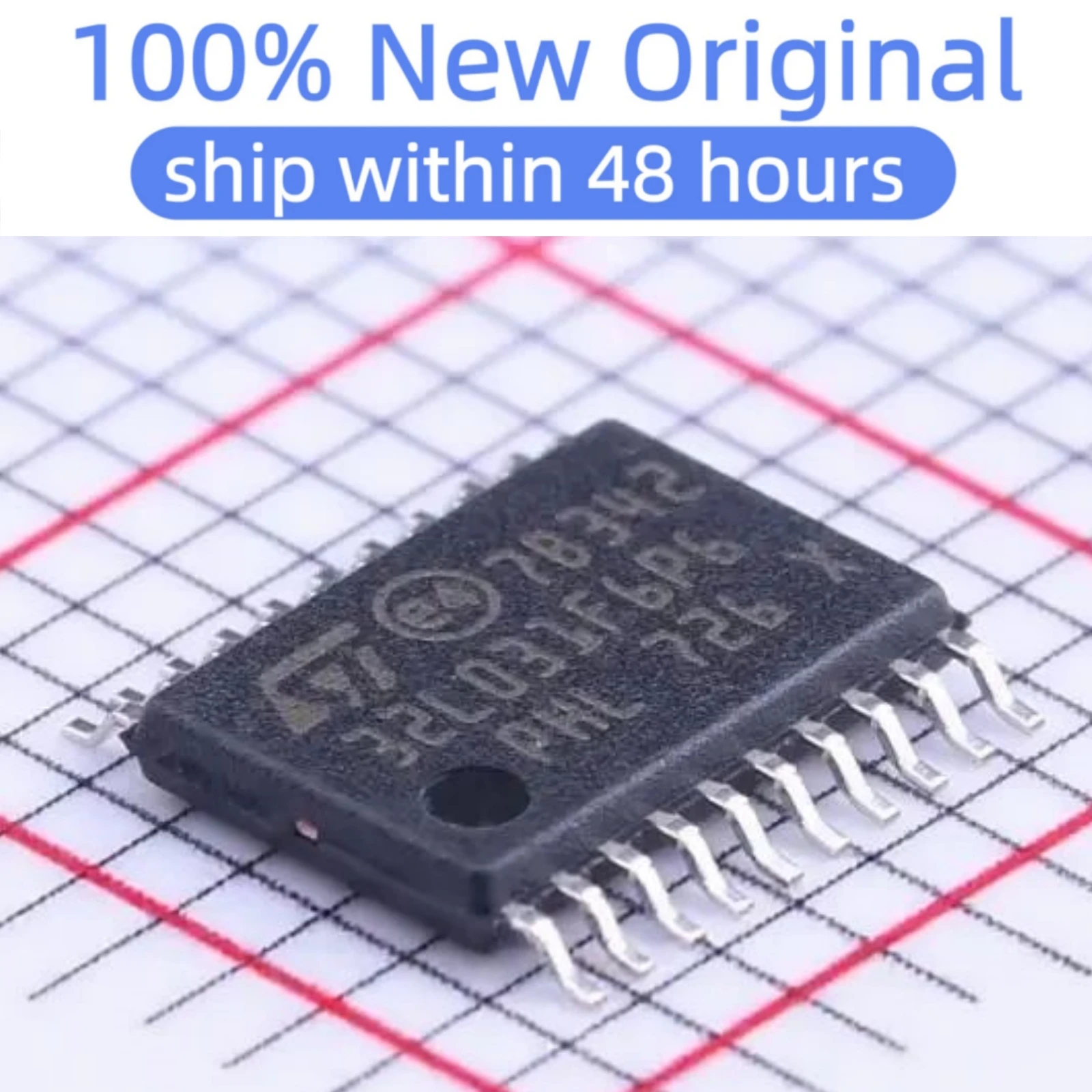 (1-100PCS)STM32L031F6P6  STM32L031F6P6TR TSSOP-20 100% New original